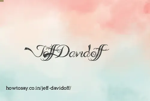 Jeff Davidoff