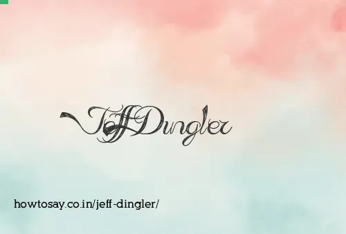 Jeff Dingler