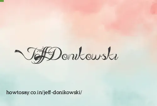 Jeff Donikowski