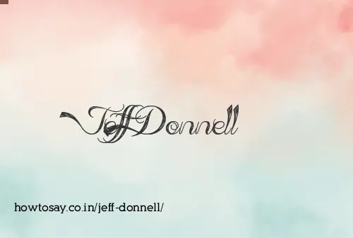 Jeff Donnell