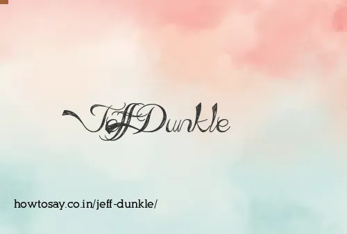 Jeff Dunkle