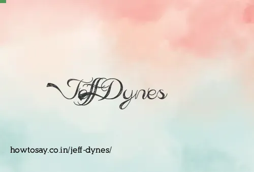 Jeff Dynes