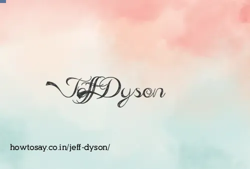 Jeff Dyson