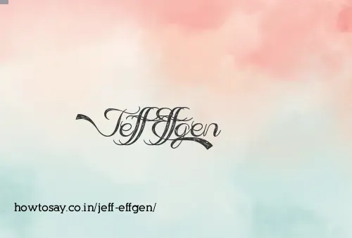 Jeff Effgen