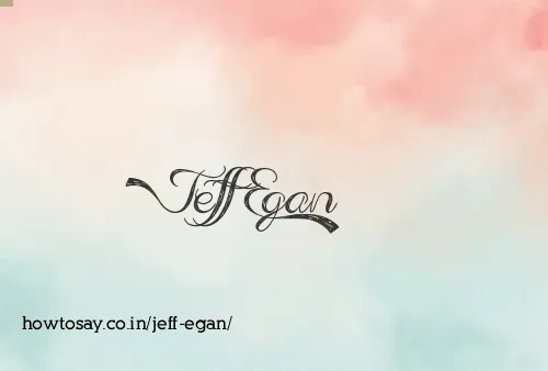 Jeff Egan