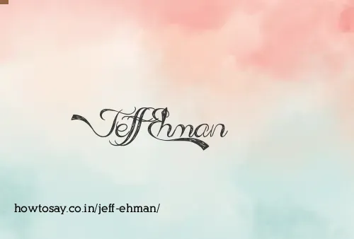 Jeff Ehman