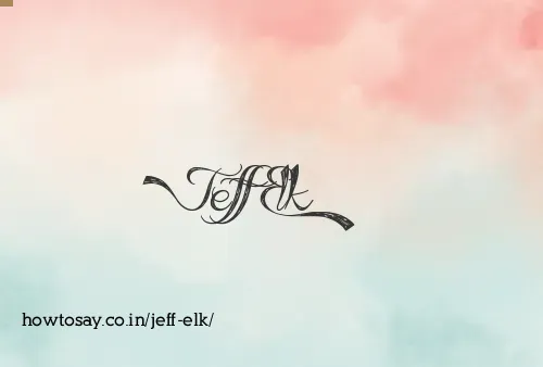 Jeff Elk