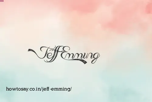 Jeff Emming