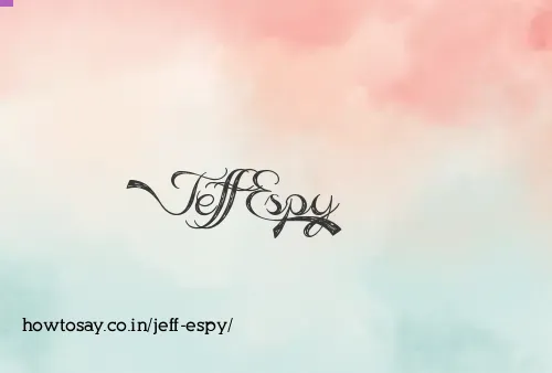 Jeff Espy