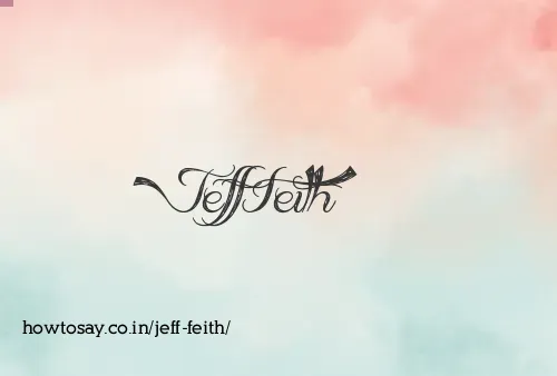 Jeff Feith
