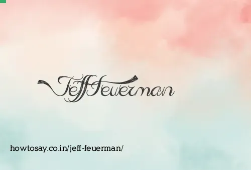 Jeff Feuerman
