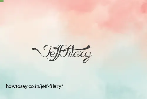 Jeff Filary