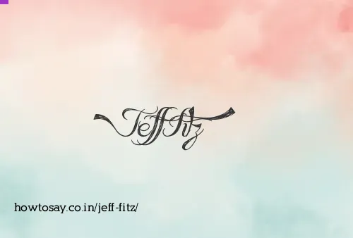 Jeff Fitz