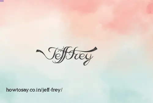 Jeff Frey