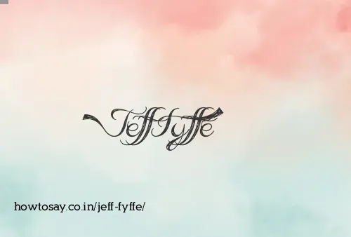 Jeff Fyffe