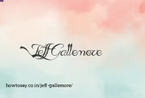 Jeff Gallemore