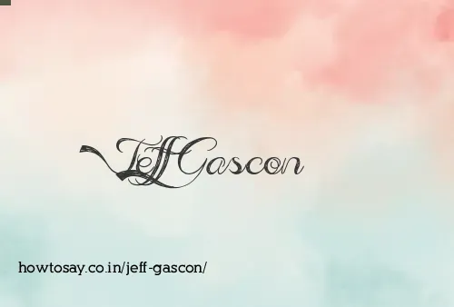 Jeff Gascon