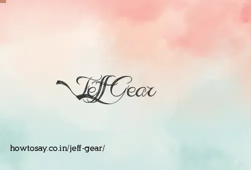 Jeff Gear