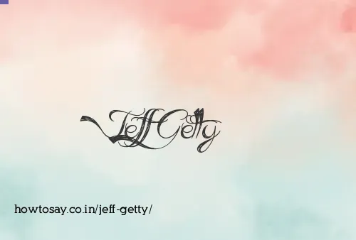 Jeff Getty