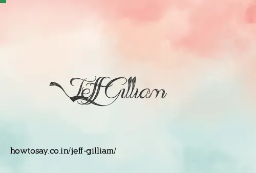 Jeff Gilliam