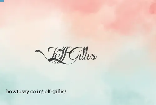 Jeff Gillis
