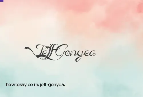 Jeff Gonyea