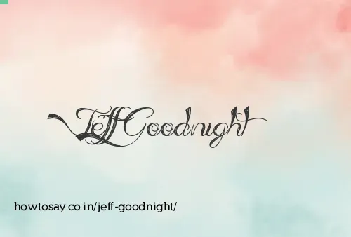 Jeff Goodnight