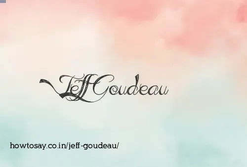 Jeff Goudeau