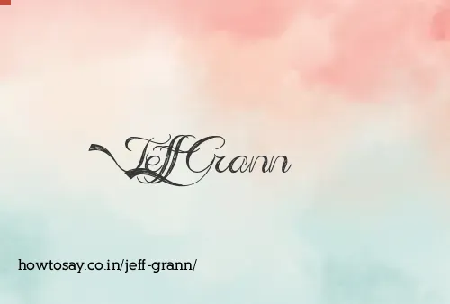 Jeff Grann