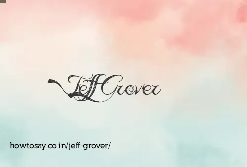 Jeff Grover