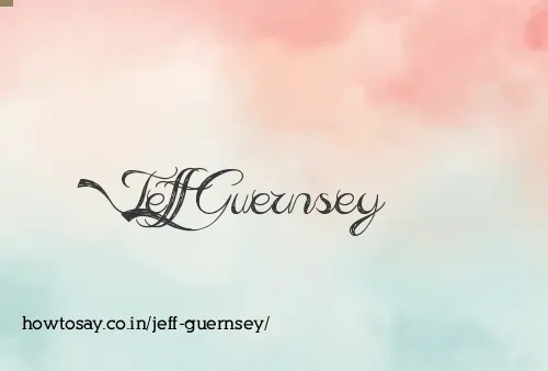 Jeff Guernsey