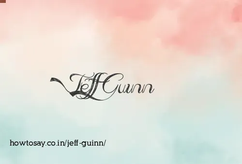 Jeff Guinn