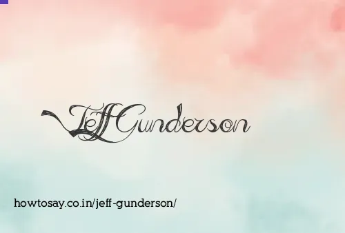 Jeff Gunderson