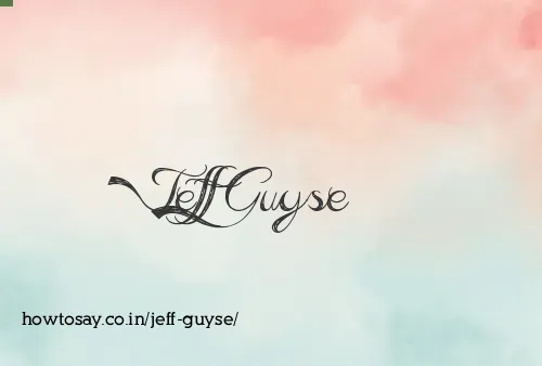 Jeff Guyse