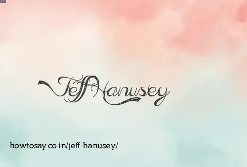 Jeff Hanusey