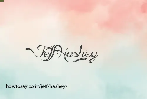 Jeff Hashey