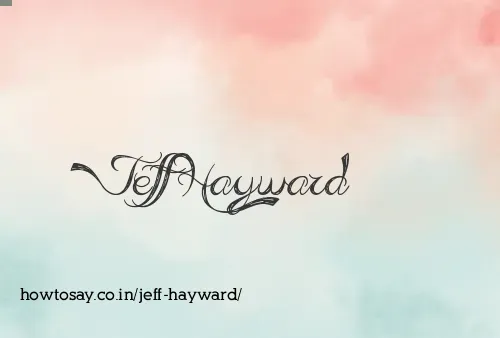 Jeff Hayward