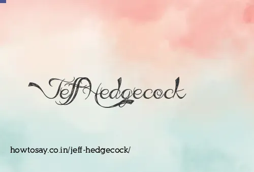Jeff Hedgecock