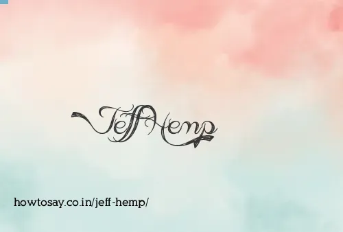 Jeff Hemp