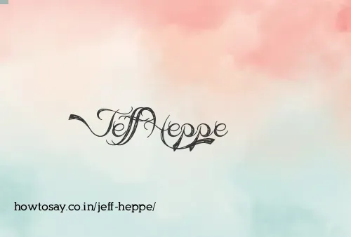 Jeff Heppe