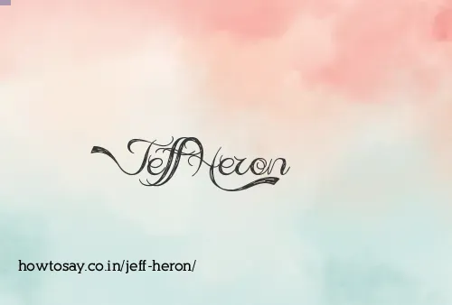 Jeff Heron