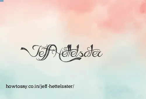 Jeff Hettelsater