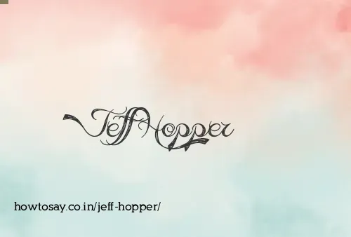 Jeff Hopper