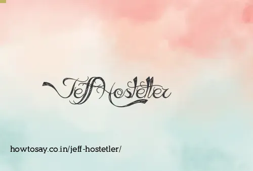 Jeff Hostetler