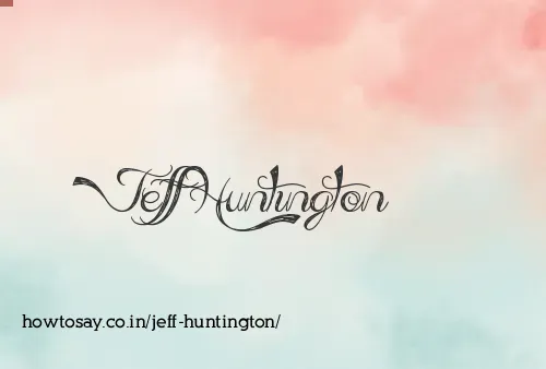 Jeff Huntington