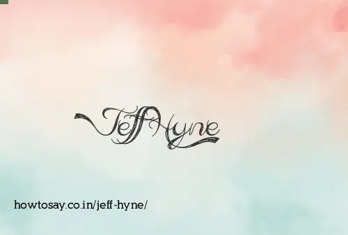 Jeff Hyne
