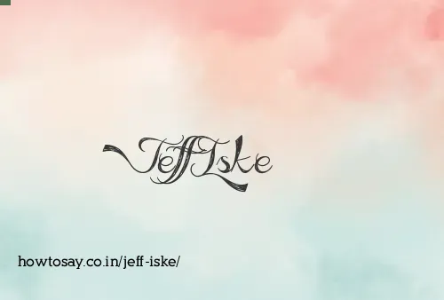 Jeff Iske
