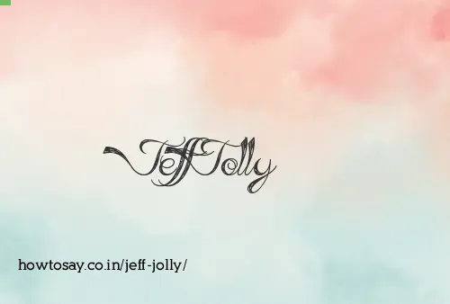 Jeff Jolly