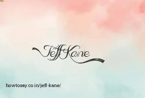 Jeff Kane
