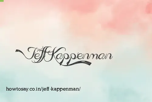 Jeff Kappenman